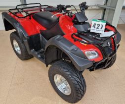 One SUZUKI LT-F250 Quad Bike with fitted Luggage Racks Front and Rear