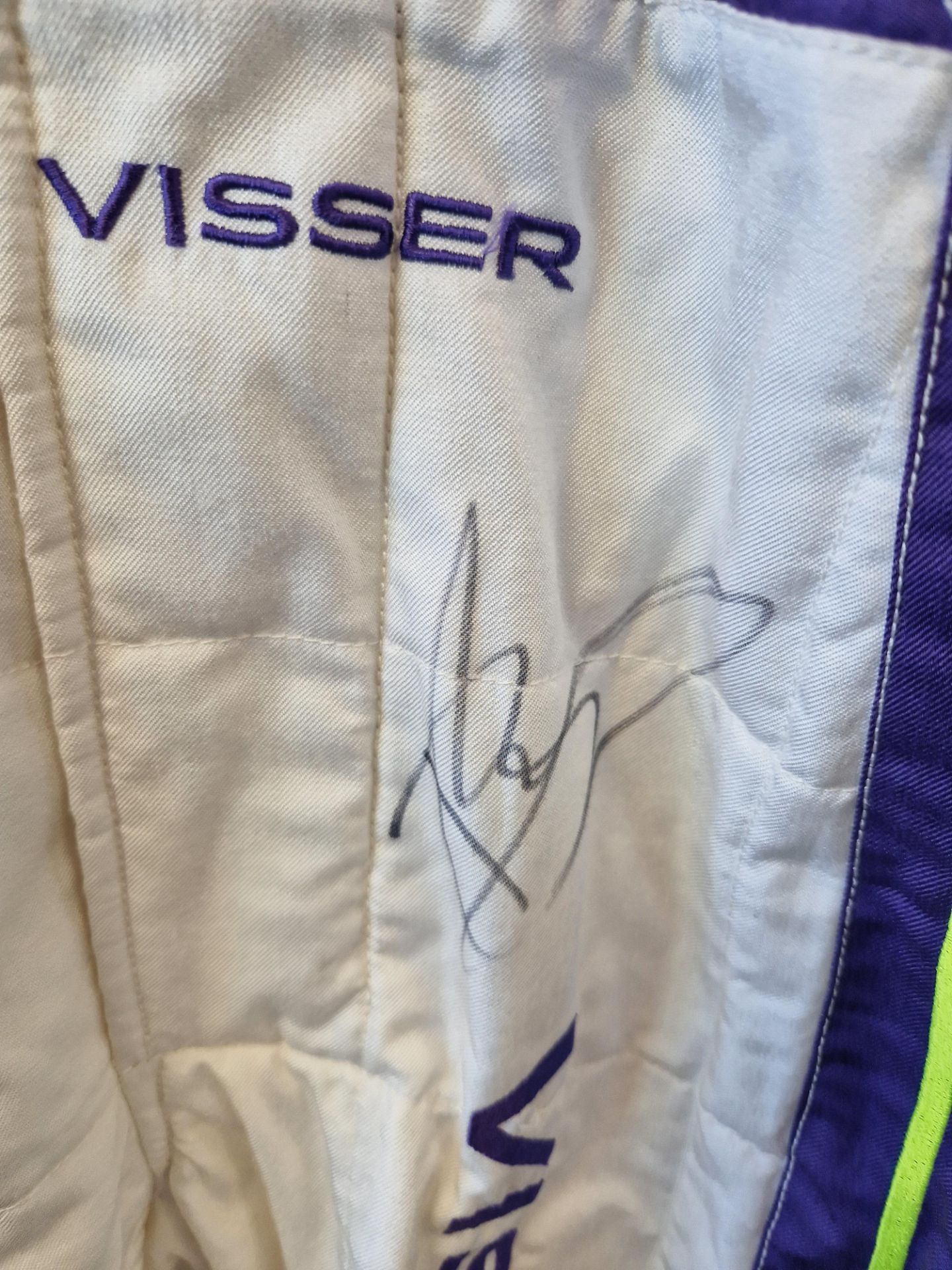 One PUMA FIA approved Race Suit (Size - Made to Measure) worn by Bietske Visser and signed by her wi - Image 2 of 2