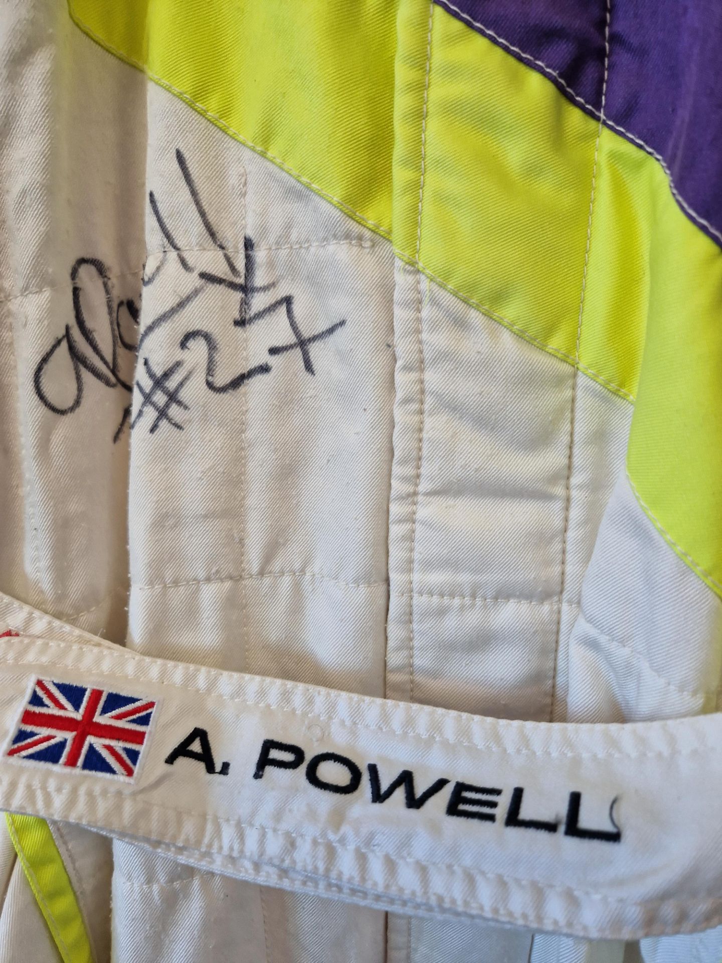 One PUMA FIA approved Race Suit (Size 48) worn by Alice Powell and signed by her with a Kit Bag - Image 2 of 2