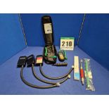 One Tyre Monitoring Kit comprising Three Digital Pressure Gauges, One COMPETITION SUPPLIES Tyre