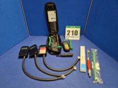 One Tyre Monitoring Kit comprising Three Digital Pressure Gauges, One COMPETITION SUPPLIES Tyre