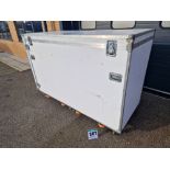 One 2280mm long x 1490mm tall x 900mm Castor mounted Flight Case containing A Quantity of Pit Garage