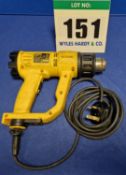 One DEWALT D26411 Type 1 240V AC Corded Electric Hot Air Gun with variable Temperature Control