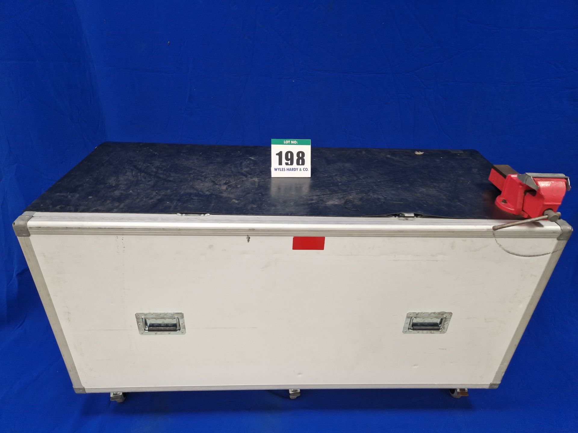 One 1685mm long x 930mm tall x 660mm deep (Cover fitted) Castor mounted Flight Case adapted to be - Image 2 of 2
