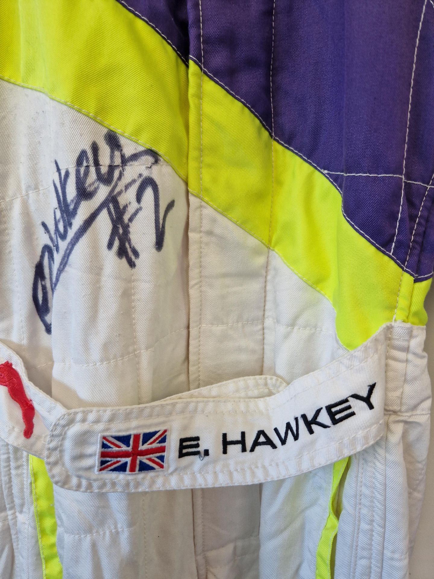 One PUMA FIA approved Race Suit (Size - Made to Measure) worn by Esmee Hawkey and signed by her - Image 2 of 2