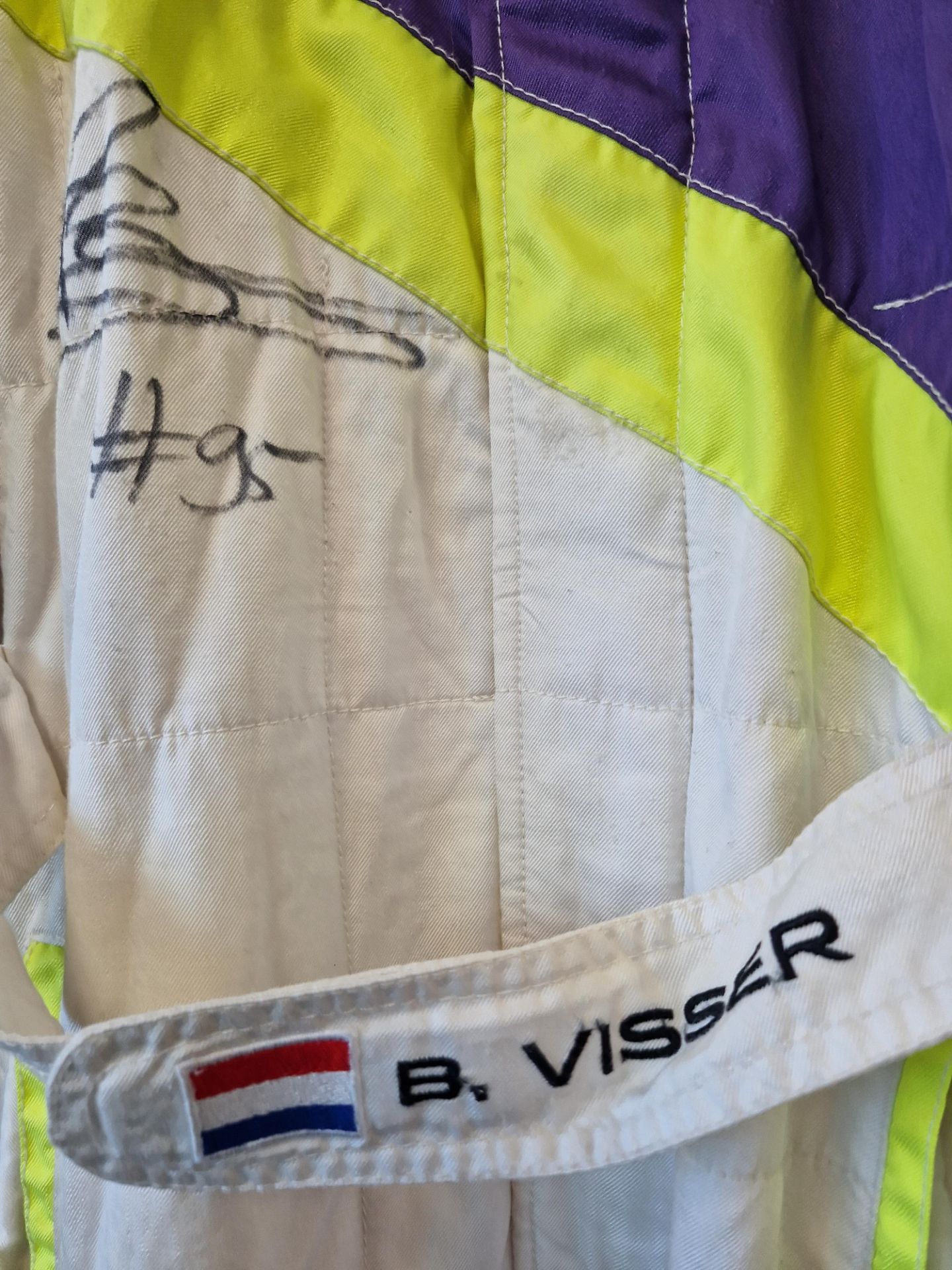 One PUMA FIA approved Race Suit (Size - Made to Measure) worn by Beitske Visser and signed by her - Image 2 of 2