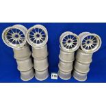 Eight ATS Front Wheels (13.0 inch dia. x 10.5 inch wide) and Eight ATS Rear Wheels (13.0 inch dia. x