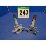 Two 4-Way Oil Drum Opening Levers