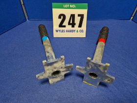 Two 4-Way Oil Drum Opening Levers