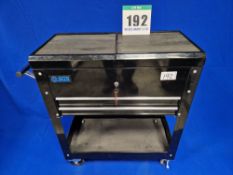 One SGS ENGINEERING SOLUTIONS Black Steel Castor mounted Workshop Trolley with fitted Two Tool