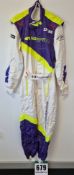 One PUMA FIA approved Race Suit (Size - Made to Measure) worn by Francesca Linussi