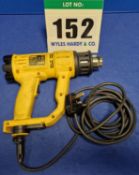 One DEWALT D26411 Type 1 240V AC Corded Electric Hot Air Gun with variable Temperature Control