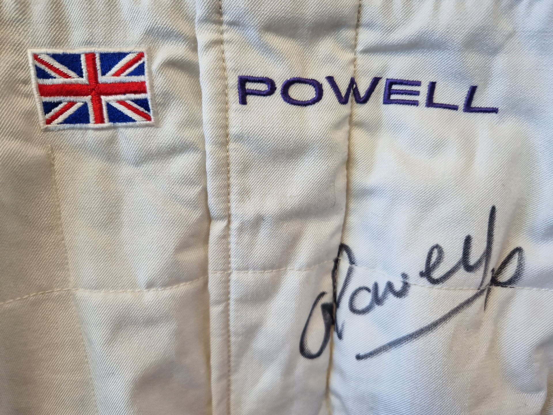 One PUMA FIA approved Race Suit (Size - Made to Measure) worn by Alice Powell and signed by her with - Image 2 of 2