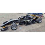 One TATUUS F3 T-318 Alfa Romeo Race Car Chassis No. 077 (2019) Finished in JENNER RACING Livery as