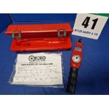 One TORO 5440 3/8 inch Square Drive 0-40Nm/360 lfb-in Dial Indicating Torque Wrench in Rigid Carry