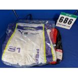 One Unworn PUMA FIA approved Suit (Size - Made to Measure) embroidered with the name T. Pepper in a