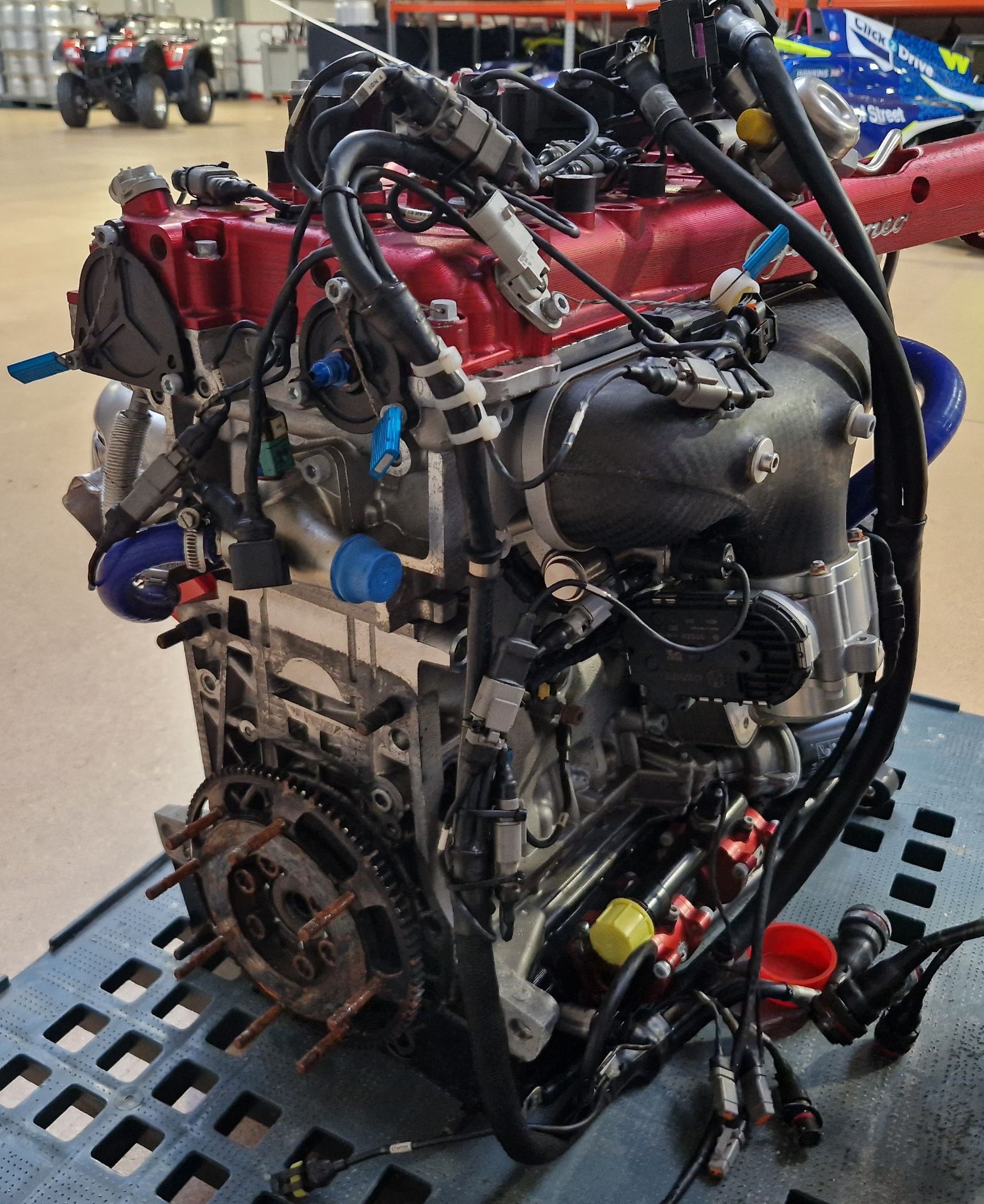 One ALPHA ROMEO 1.75L Twin Overhead Cam Turbocharged Race Car Engine, No. 079, known to be - Image 3 of 5