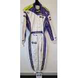 One PUMA FIA approved Race Suit (Size - Made to Measure) worn by Bietske Visser and signed by her wi