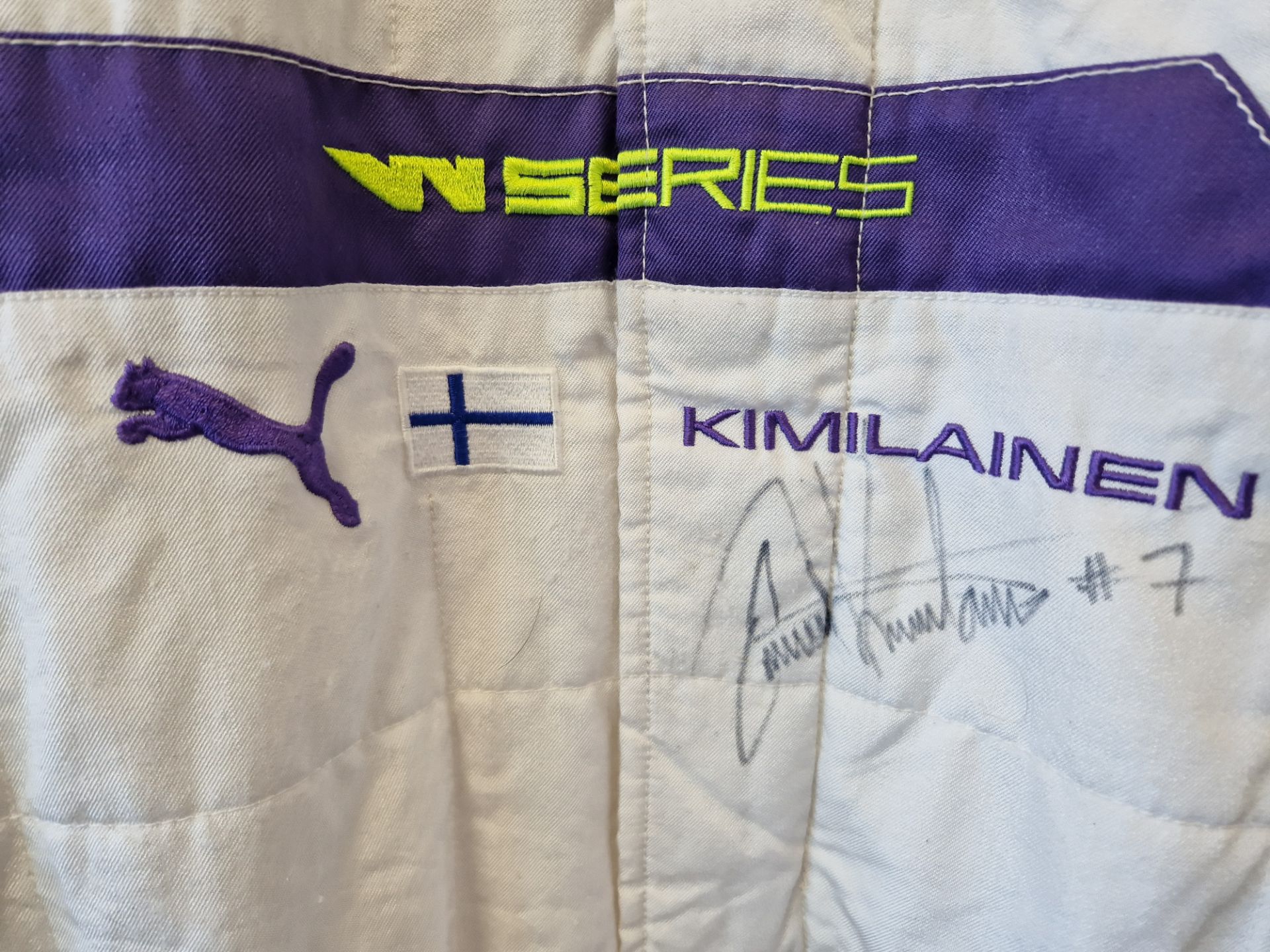 One PUMA FIA approved Race Suit (Size - Made to Measure) worn by Emma Kimilainen and signed by her w - Image 2 of 2