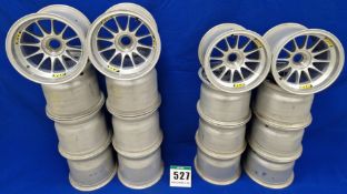 Eight ATS Front Wheels (13.0 inch dia. x 10.5 inch wide) and Eight ATS Rear Wheels (13.0 inch dia. x