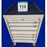 One FAMI 6-Drawer Steel Castor mounted Mechanics Tool Chest with Tailored Soft Transportation