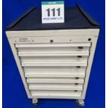 One FAMI 6-Drawer Steel Castor mounted Mechanics Tool Chest with Tailored Soft Transportation