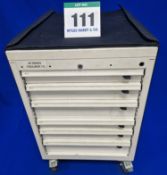 One FAMI 6-Drawer Steel Castor mounted Mechanics Tool Chest with Tailored Soft Transportation