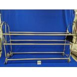 One Stainless Steel Castor mounted Sectional 3-Tier Grid Trolley in Two Soft Transportation and
