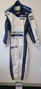 One PUMA FIA approved Team Sponsors Race Suit signed by Miki Koyama