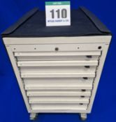 One FAMI 6-Drawer Steel Castor mounted Mechanics Tool Chest with Tailored Soft Transportation