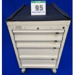 One FAMI 4-Drawer Castor mounted Mechanics Tool Chest with Tailored Soft Transportation Cover