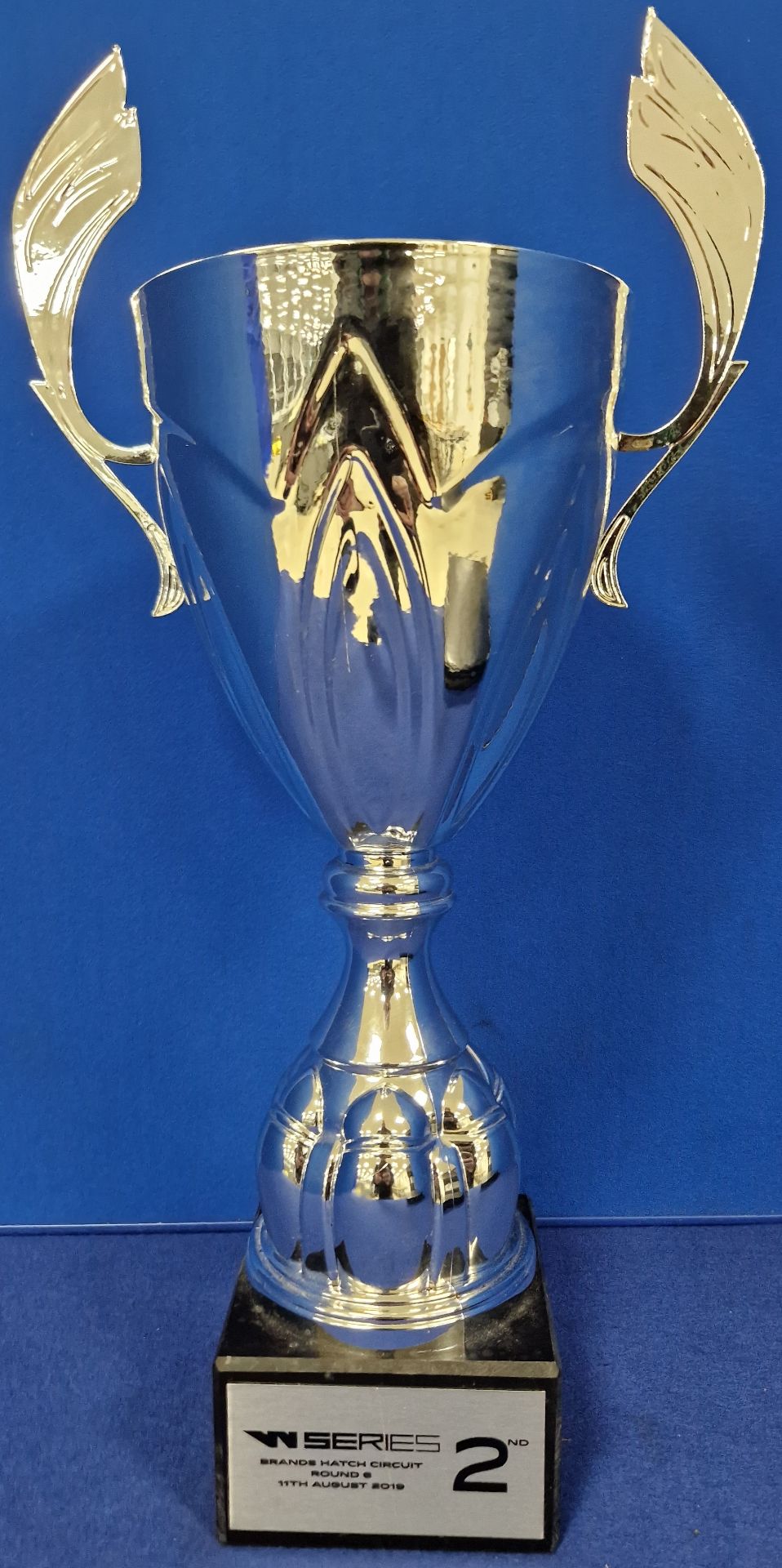 The W SERIES 2nd Place Drivers Trophy for Race 6 - Brands Hatch Circuit - 11th August 2019