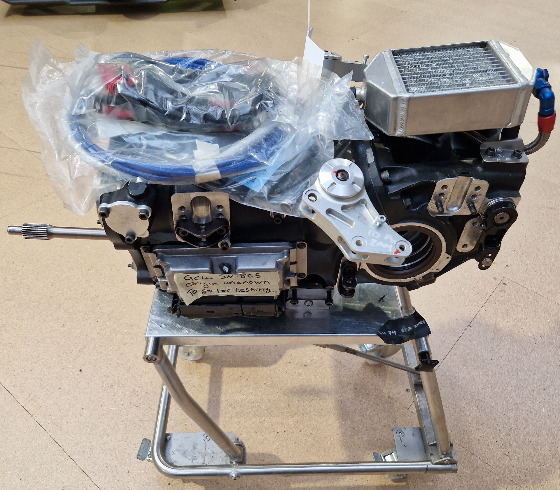 One SADEV 6-Speed Sequential Gearbox (appears complete) for Spares/Repairs on A Stainless Steel - Image 2 of 5