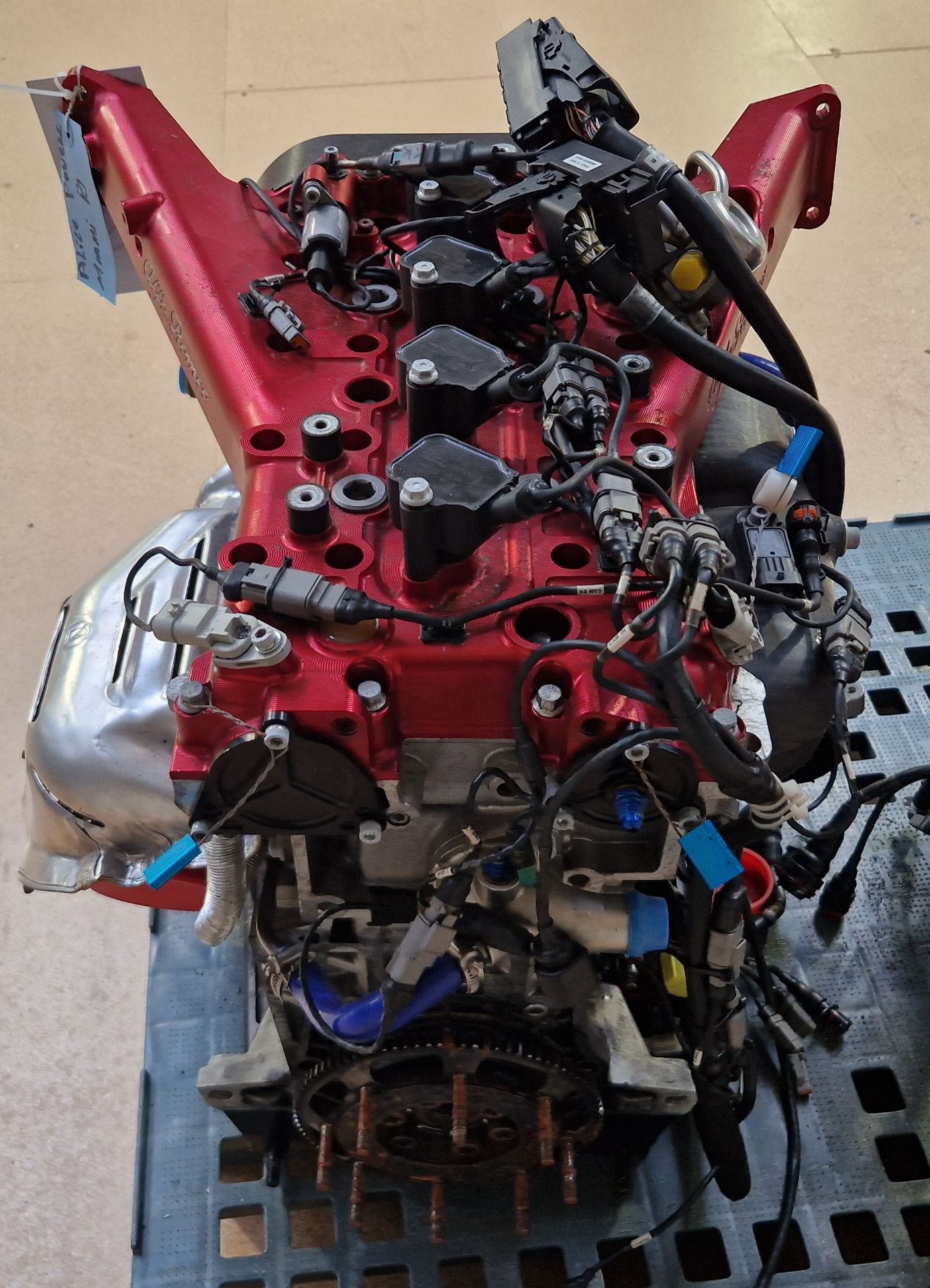 One ALPHA ROMEO 1.75L Twin Overhead Cam Turbocharged Race Car Engine, No. 079, known to be - Image 2 of 5