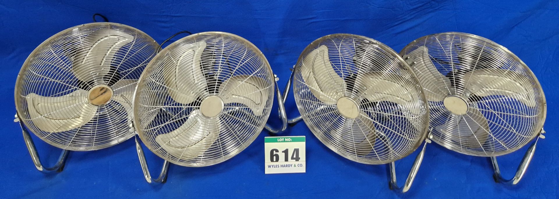 Four EAC 17inch Floor Fans