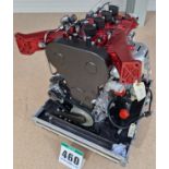 One ALPHA ROMEO 1.75L Twin Overhead Cam Turbocharged Race Car Engine, No. 042A, (believed to have