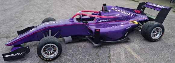 One TATUUS F3 T-318 Alfa Romeo Race Car Chassis No. 057 (2019) Finished in the W Series Academy