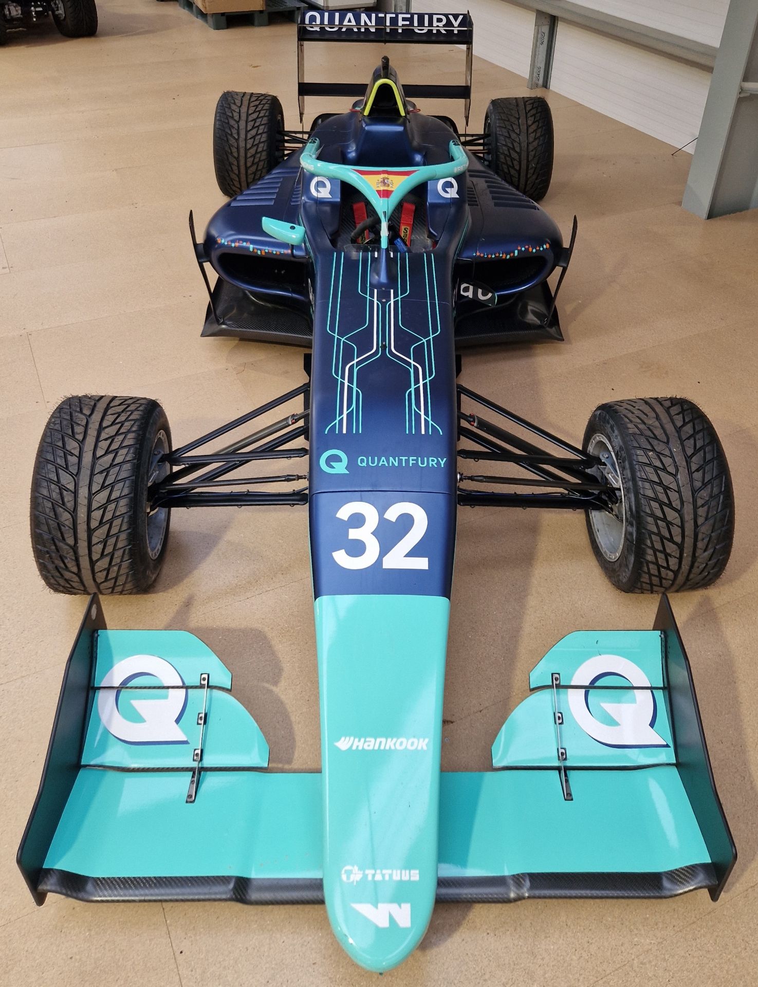 One TATUUS F3 T-318 Alfa Romeo Race Car Chassis No. 058 (2019) Finished in QUANTFURY Win The Right - Image 3 of 10