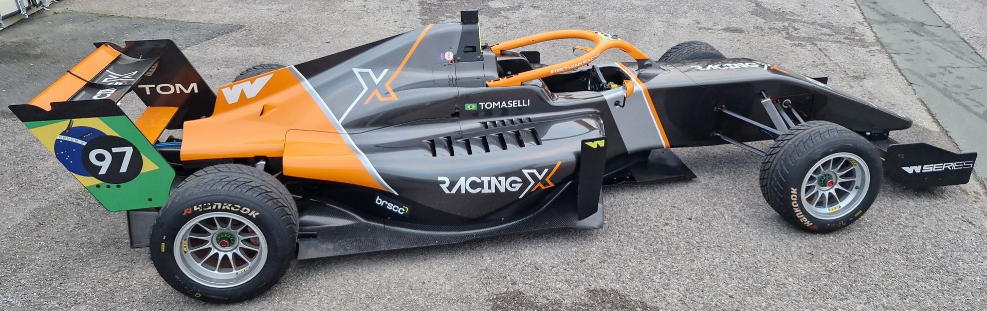 One TATUUS F3 T-318 Alfa Romeo Race Car Chassis No. 063 (2019) Finished in RACING X Livery as Driven - Image 2 of 10
