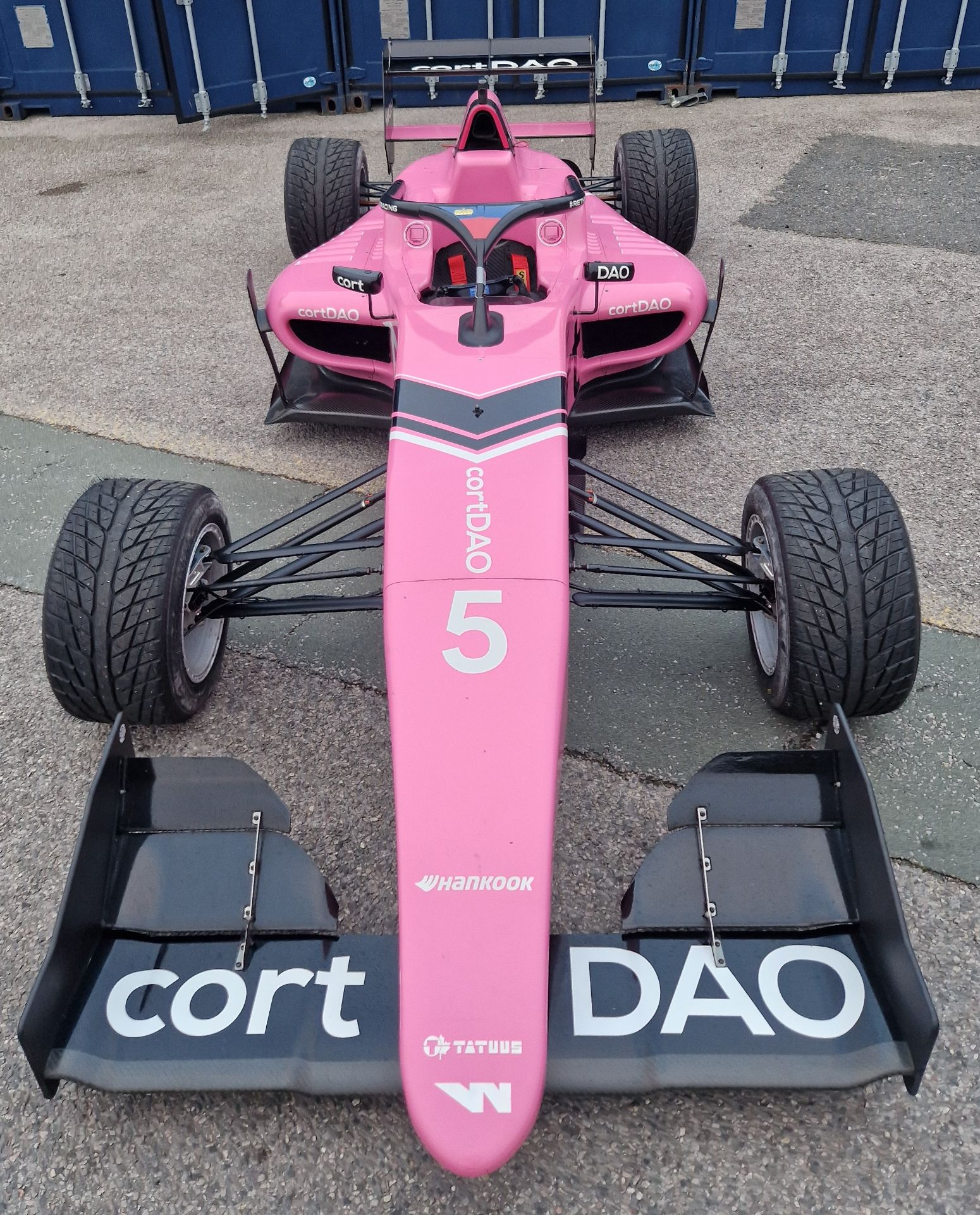 One TATUUS F3 T-318 Alfa Romeo Race Car Chassis No. 082 (2019) Finished in cortDAO Livery as - Image 3 of 10
