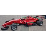 One TATUUS F3 T-318 Alfa Romeo Race Car Chassis No. 038 (2019) Finished in SCUDERIA Livery as Driven