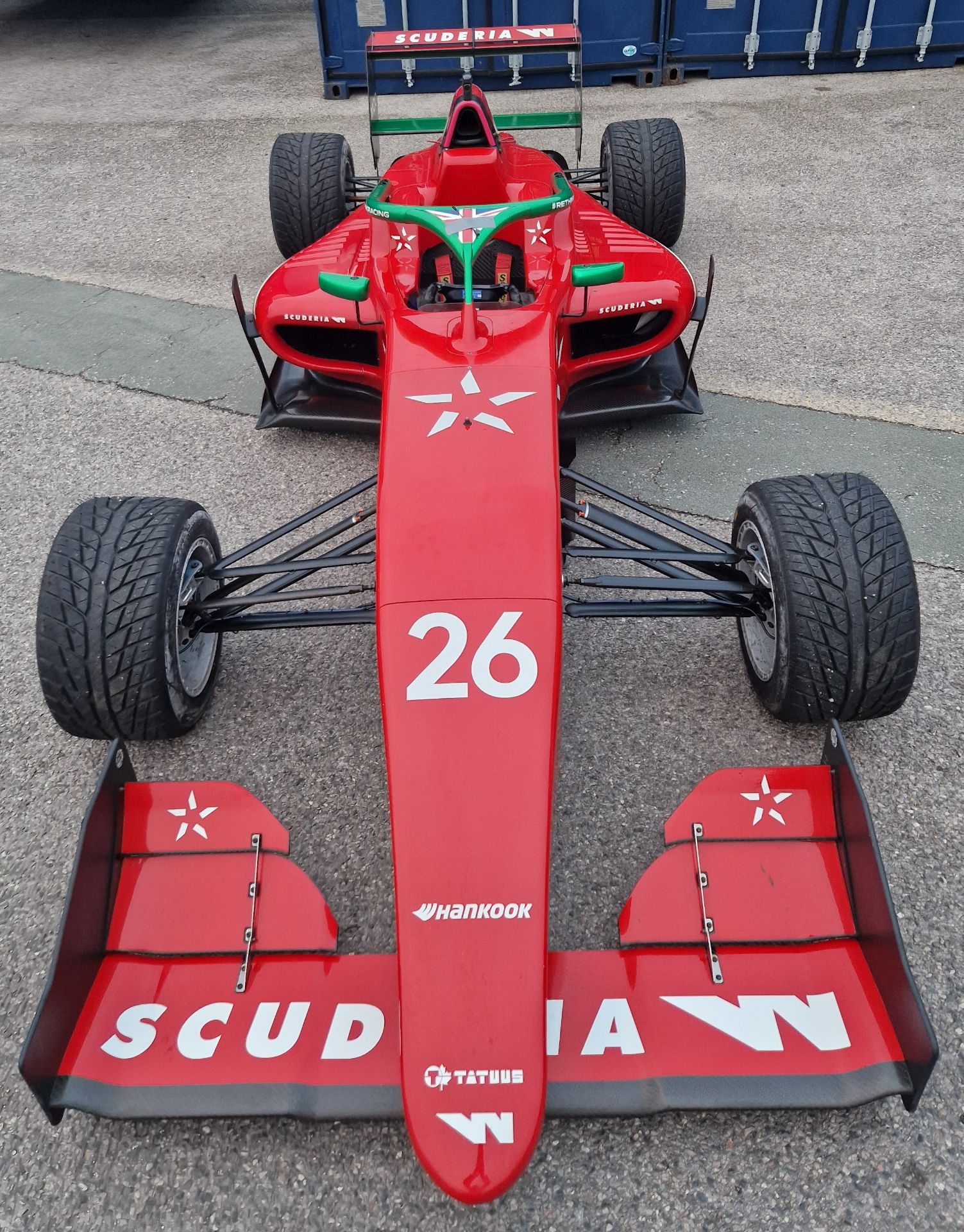 One TATUUS F3 T-318 Alfa Romeo Race Car Chassis No. 038 (2019) Finished in SCUDERIA Livery as Driven - Image 3 of 10