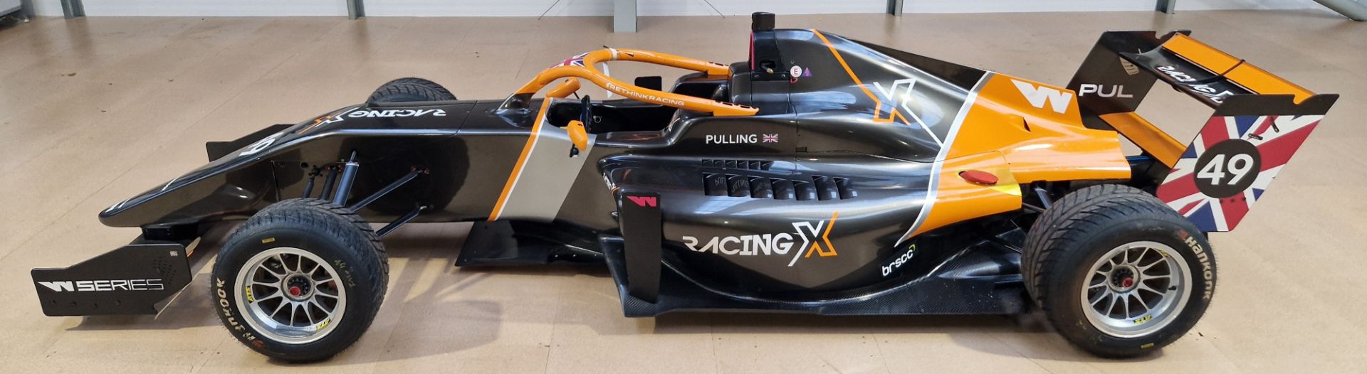 One TATUUS F3 T-318 Alfa Romeo Race Car Chassis No. 032 (2019) Finished in RACING X Livery as Driven - Image 2 of 10
