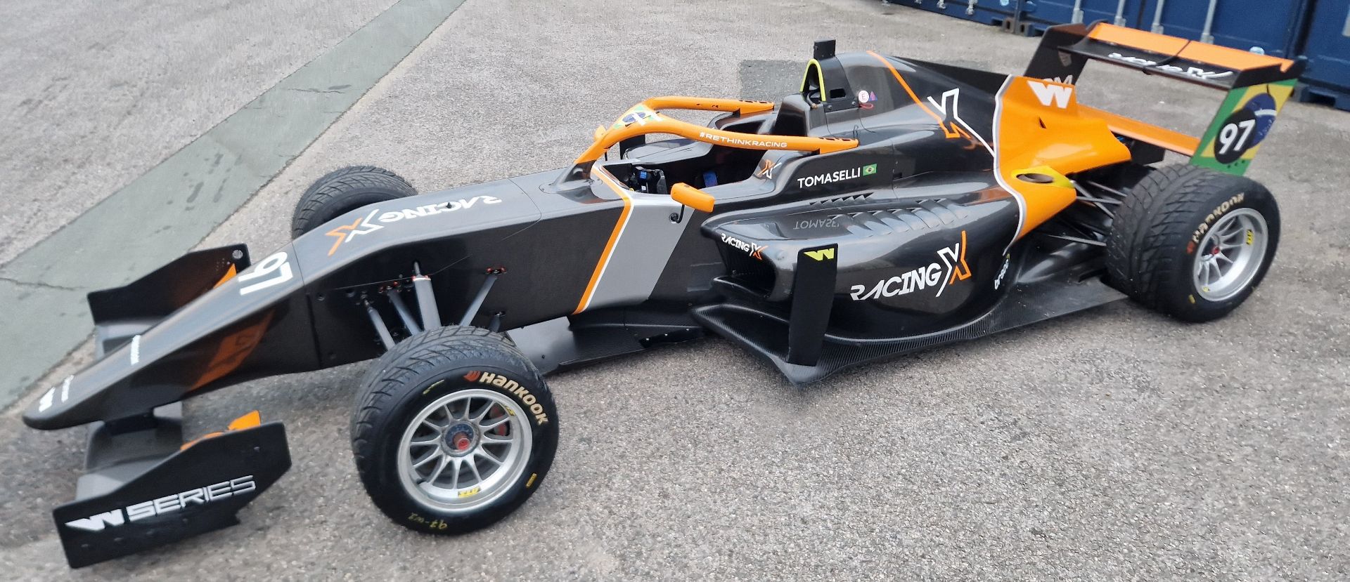 One TATUUS F3 T-318 Alfa Romeo Race Car Chassis No. 063 (2019) Finished in RACING X Livery as Driven