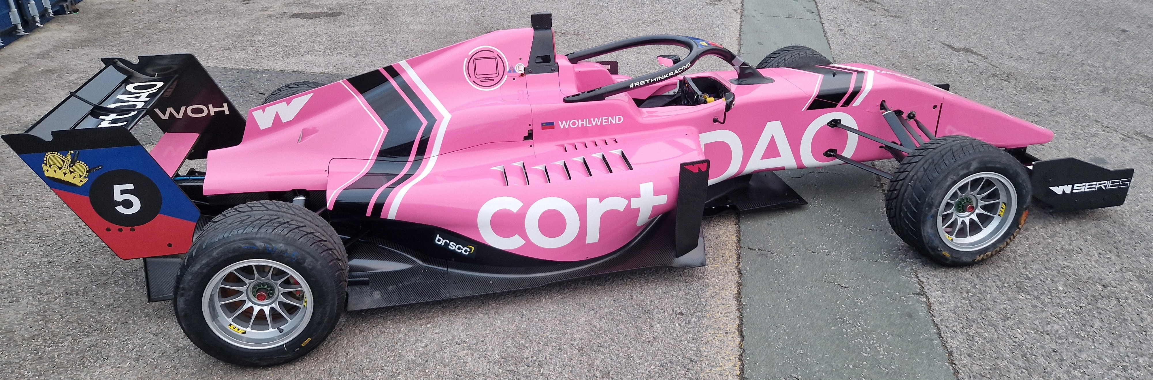 One TATUUS F3 T-318 Alfa Romeo Race Car Chassis No. 082 (2019) Finished in cortDAO Livery as - Image 2 of 10