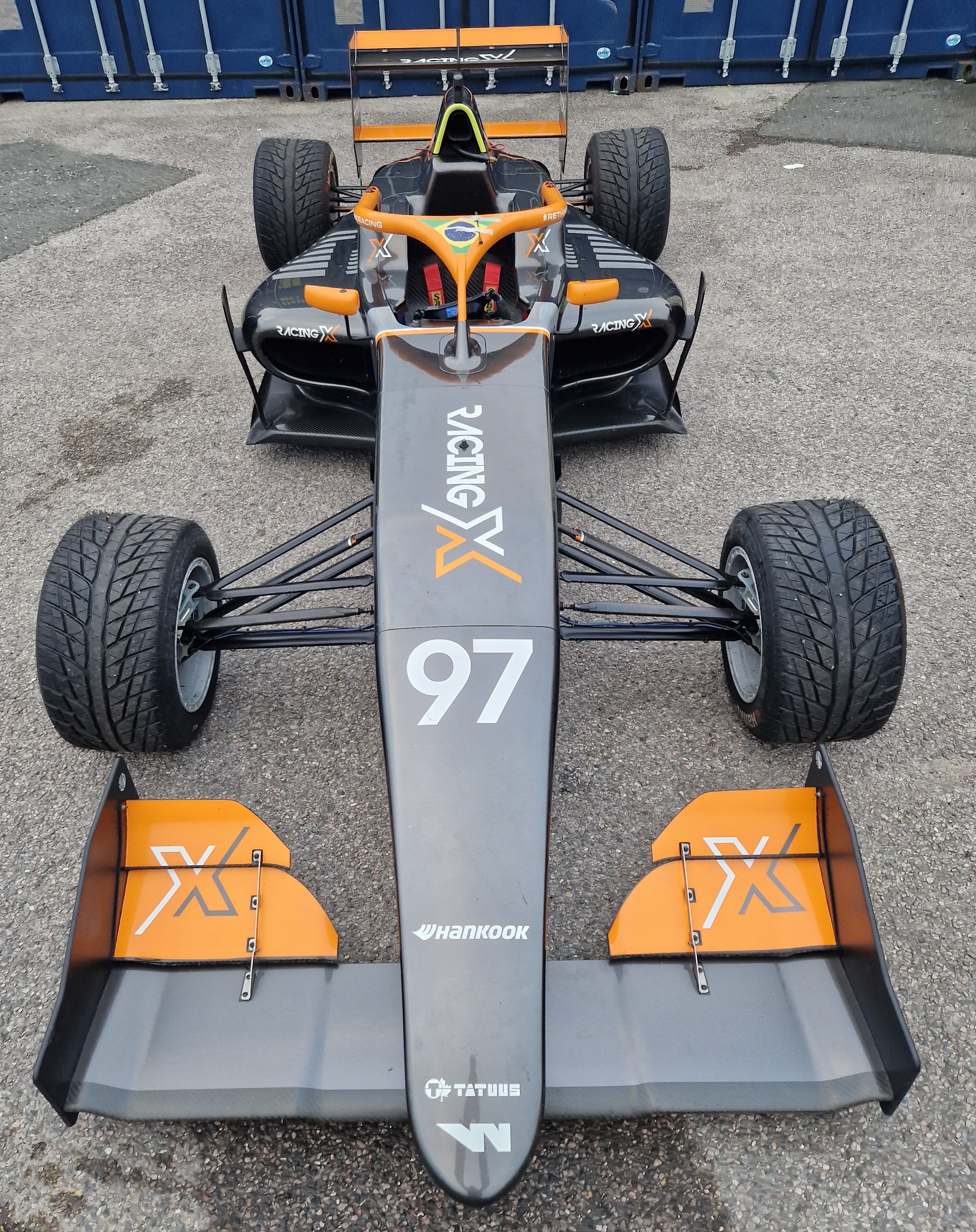 One TATUUS F3 T-318 Alfa Romeo Race Car Chassis No. 063 (2019) Finished in RACING X Livery as Driven - Image 3 of 10