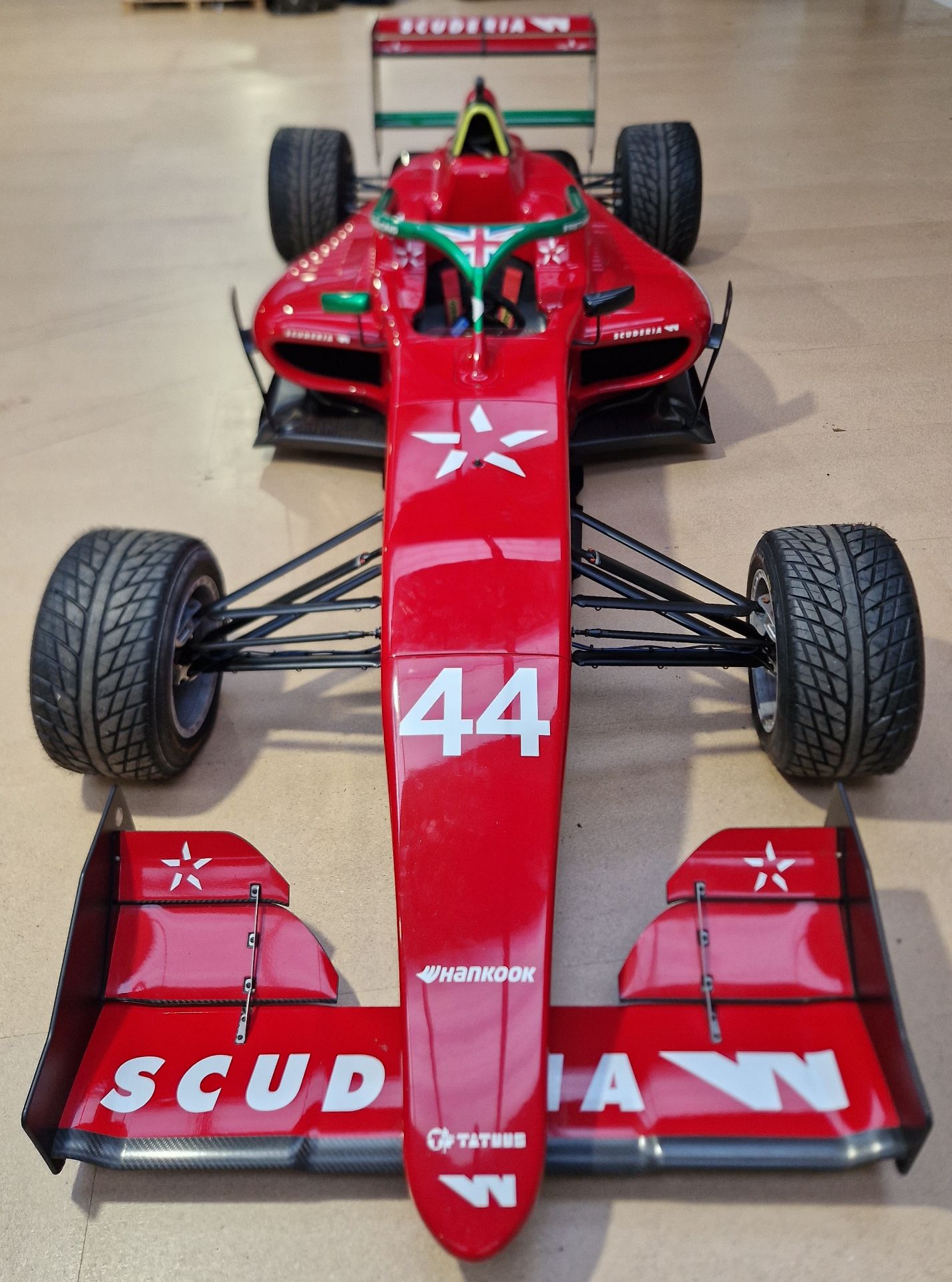 One TATUUS F3 T-318 Alfa Romeo Race Car Chassis No. 037 (2019) Finished in SCUDERIA Livery as Driven - Image 3 of 10
