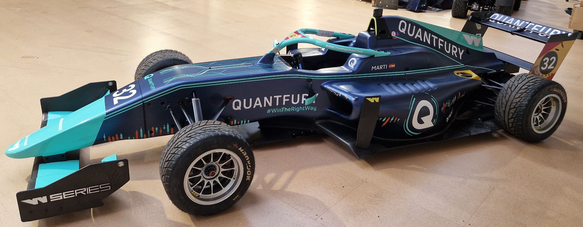 One TATUUS F3 T-318 Alfa Romeo Race Car Chassis No. 058 (2019) Finished in QUANTFURY Win The Right - Image 2 of 10