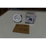 20 x EMCOLED EMLED54DW 5W LED Downlights Dimmable Fire Rated 4000K MATT White Finish