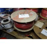 2 x Drumd of DRAKA ftz2eh1.5 RD FireTuf Standard 1.5mm 2C+E Cable 100MTR Per Drum Red